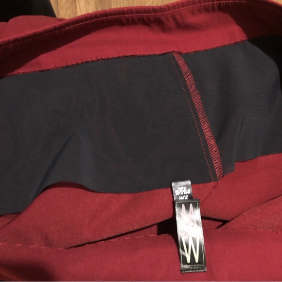 Marla Wynne EUC Women’s Maroon, Flatter Fit, Plus Size Pants - Picture 3 of 7